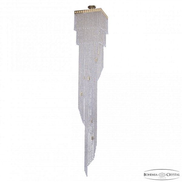 Люстра спираль хрустальная 83112/40IV-250 G Bohemia Ivele Crystal
