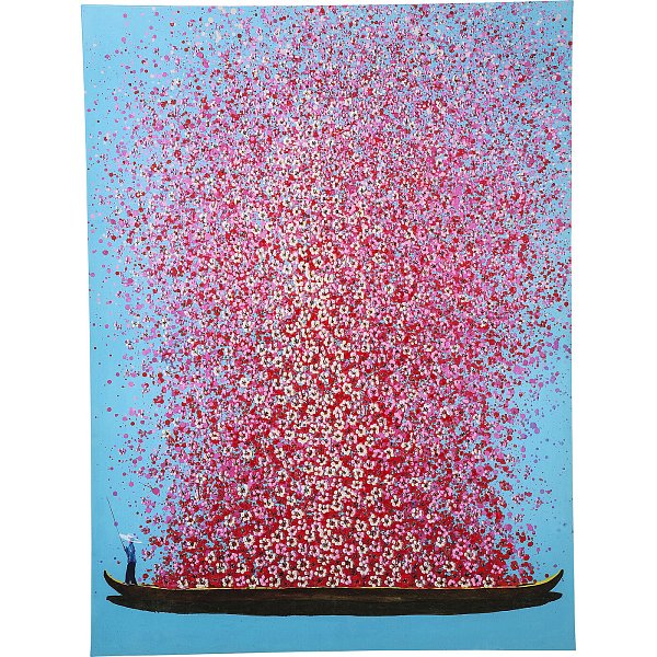 Картина Flower Boat 160x120 см KARE 37104