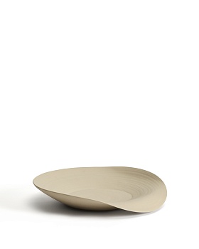 Керамический поднос Ebenor бежевого цвета Ø 40 см La Forma (ex Julia Grup)