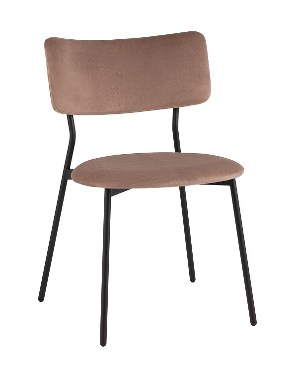 Стул Амелия велюр коричневый Stool Group