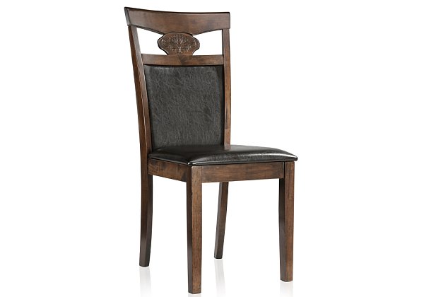 Стул деревянный Woodville Luiza dirty oak / dark brown 1995