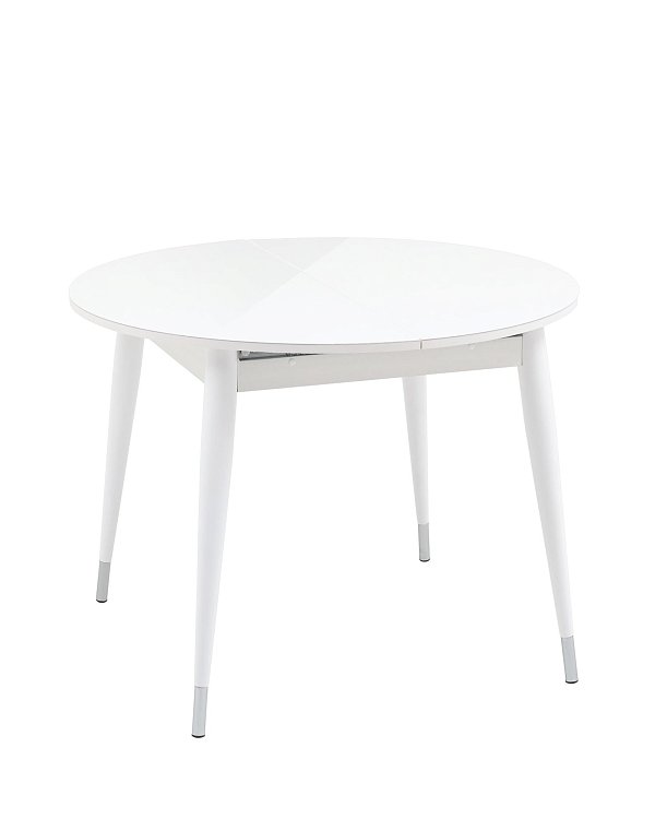 Стол обеденный Сидней раскладной 100-130 белый глянцевый Stool Group