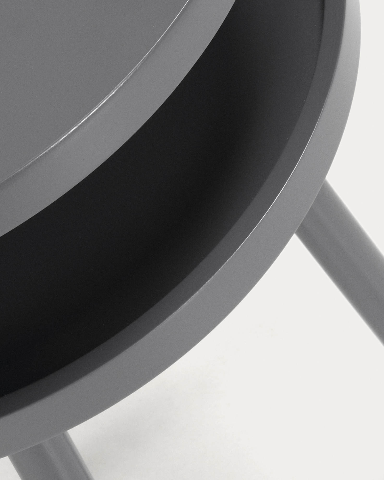 Столик Bruk с полкой серый La Forma 23559