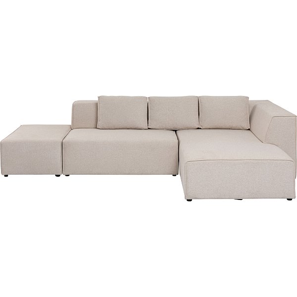 Диван угловой левосторонний Infinity Ottomane Creme Right KARE 85494