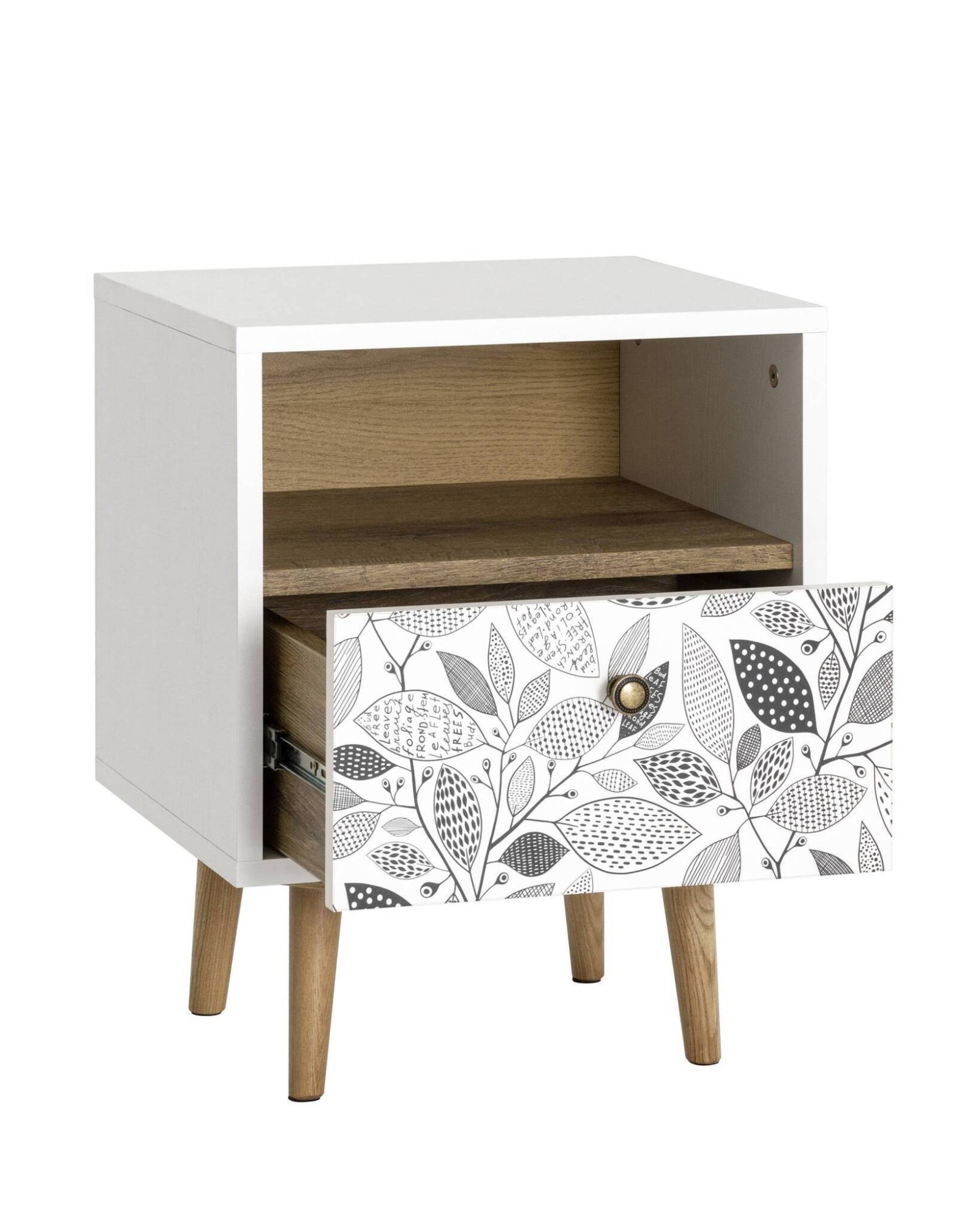 Тумбочка Berber с одним ящиком 9 принт Stool Group