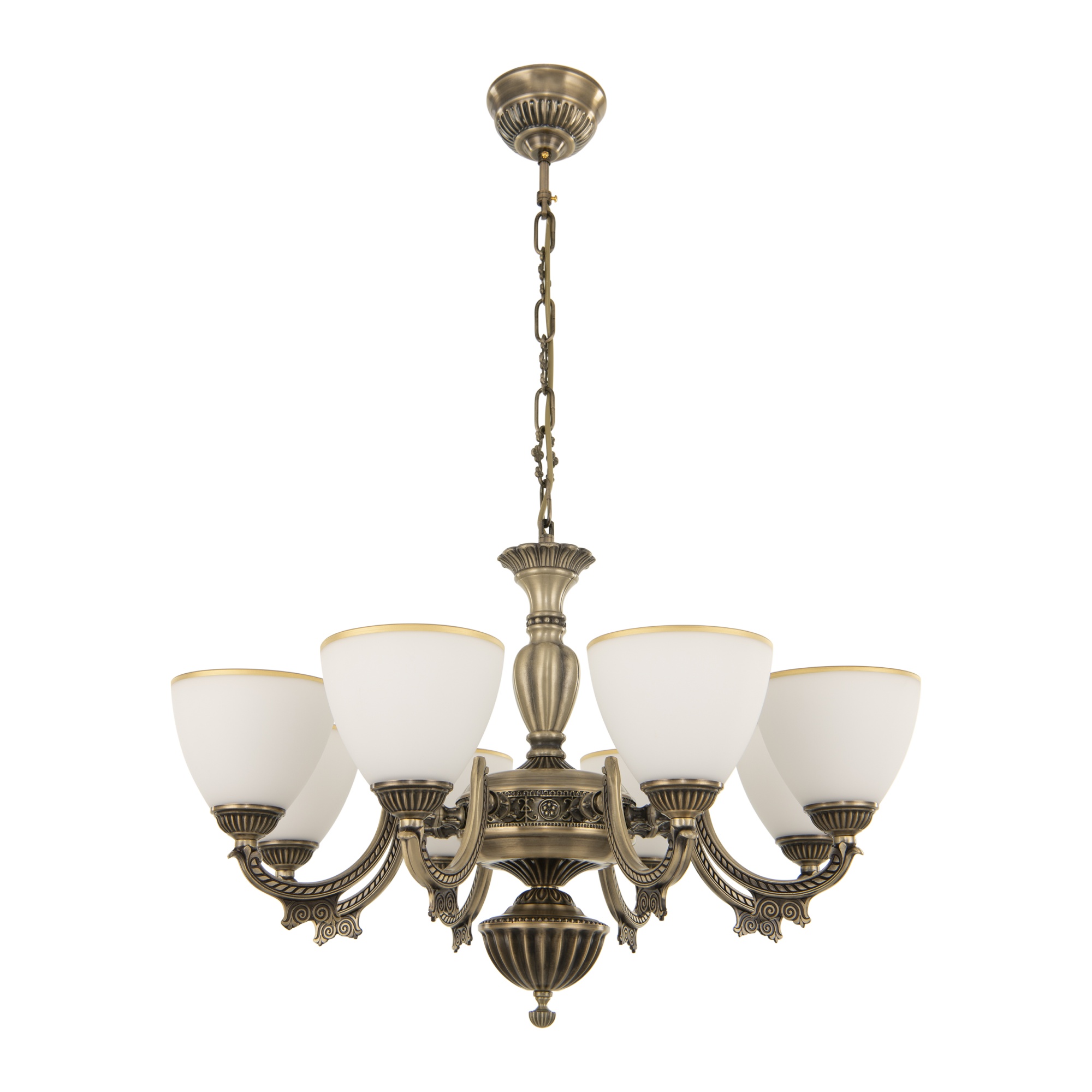 Люстра с плафонами 342837/8 AB Arte Milano