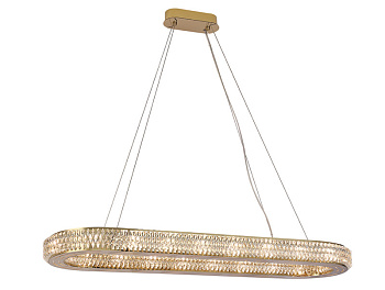 Подвесная люстра Newport 8560/100 C oval gold polished