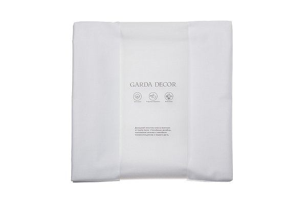 Простыня сатиновая 240х180см серая Garda Decor 107TD-D000G -PROS SER