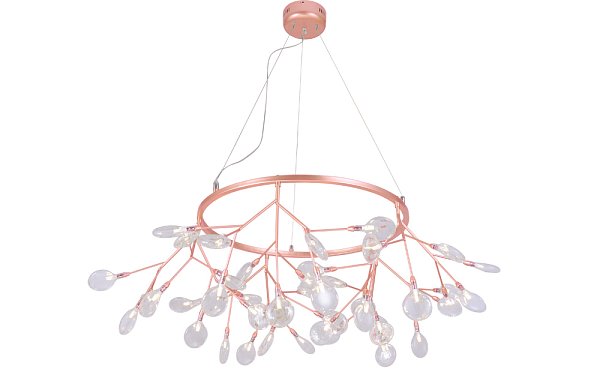 Светильник подвесной Crystal Lux EVITA SP45 D COPPER/TRANSPARENT