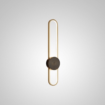 Настенный светильник HEIDY L H60 Brass Black by ImperiumLoft