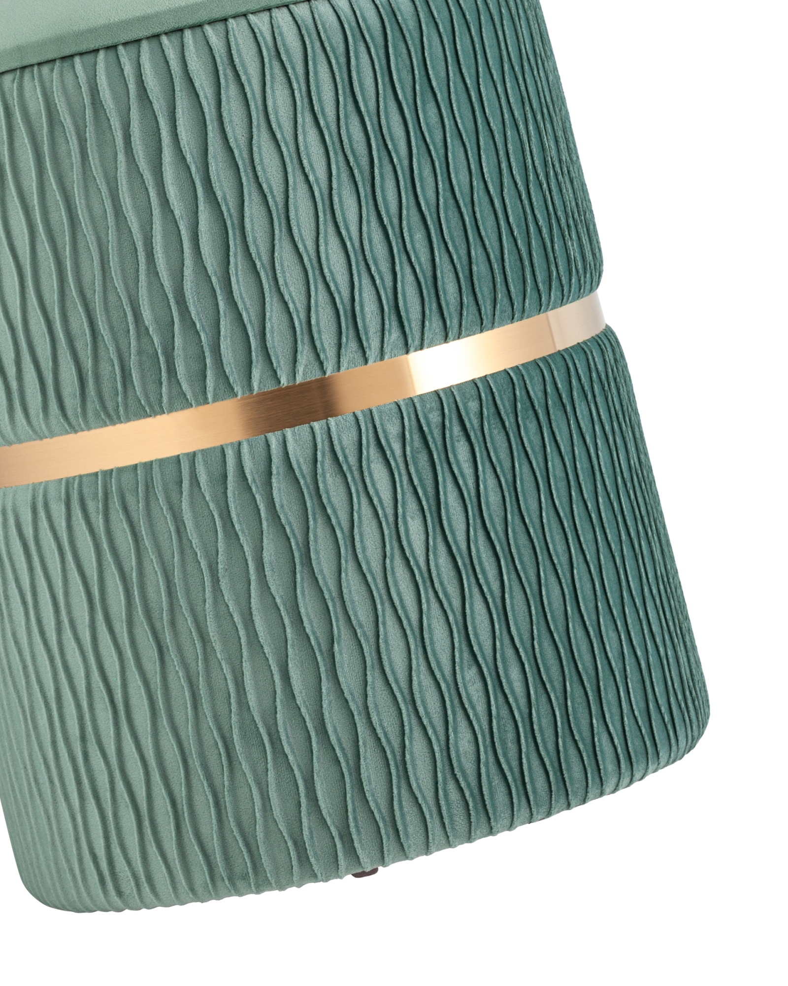 Пуф Джесси с ящиком велюр бирюзовый Stool Group