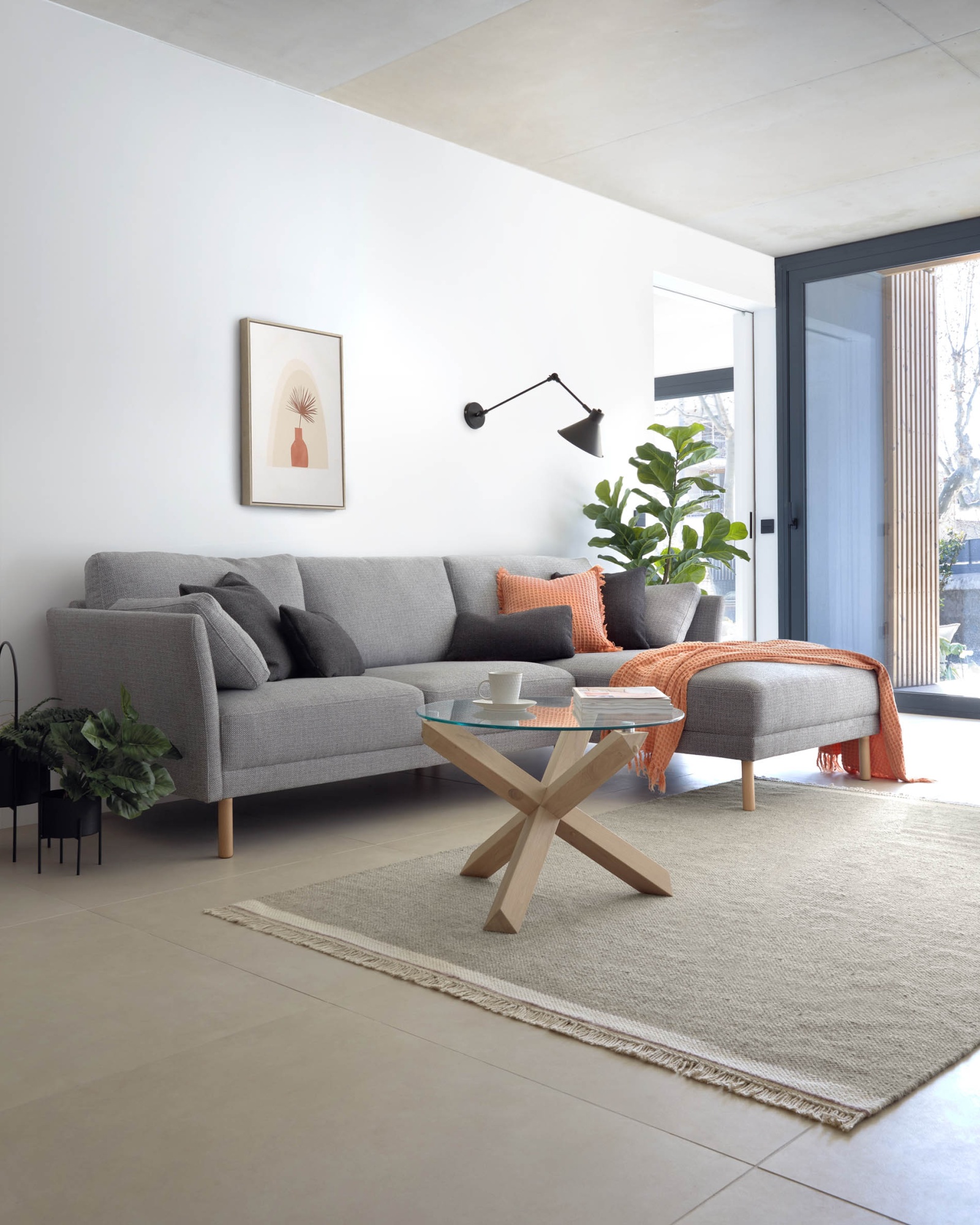 Набор из 2 горшков Mash с черной металлической ручкой Ø 25 см и Ø 16,5 см La Forma (ex Julia Grup)