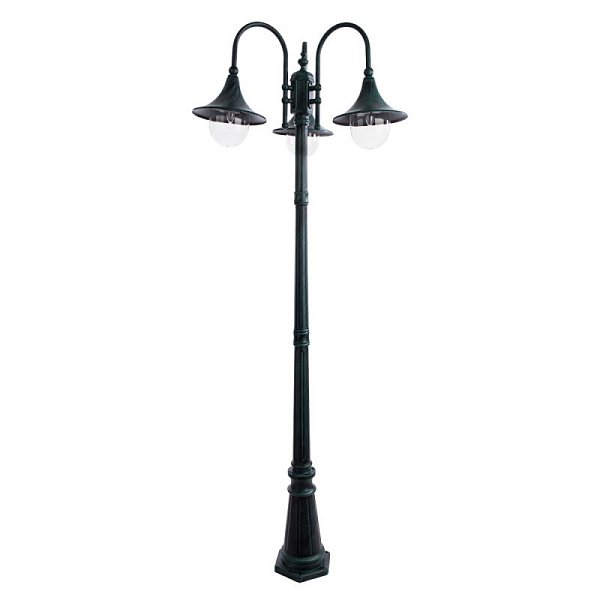 Садовый светильник Arte Lamp A1086PA-3BG