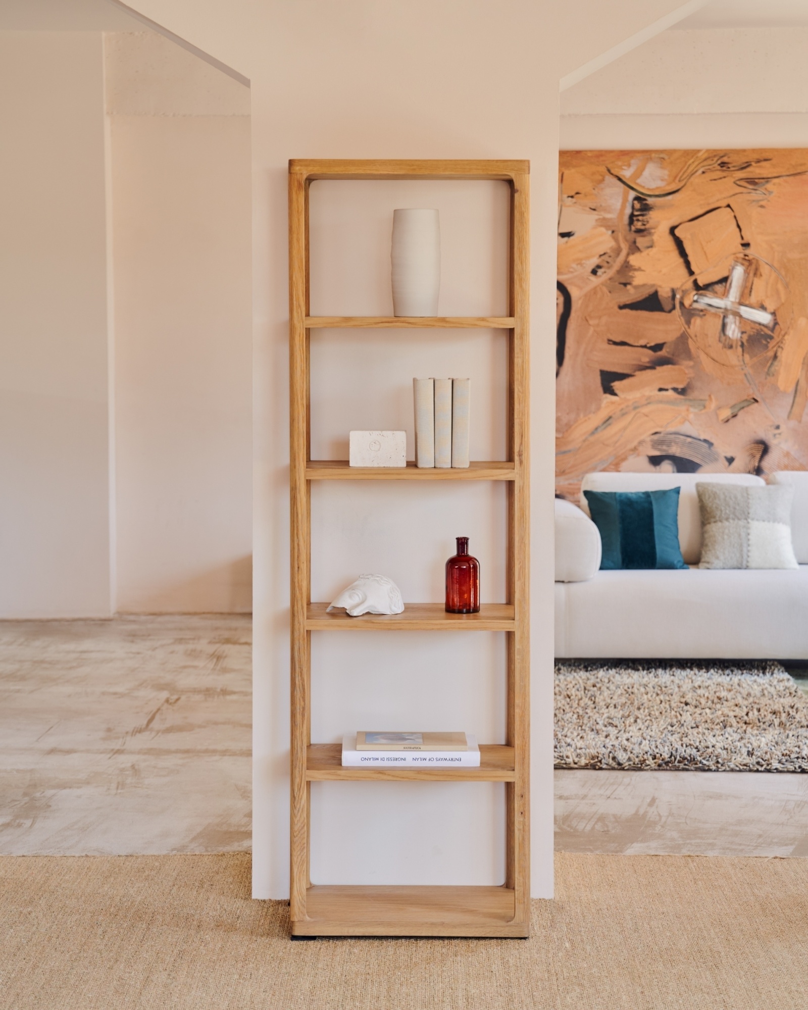 Maymai Стеллаж из массива дуба 60 x 193 см La Forma (ex Julia Grup)