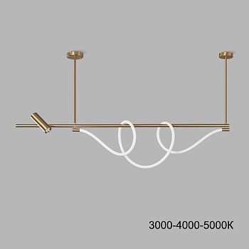 Потолочный светильник DEMAS L150 Трехцветный свет by ImperiumLoft