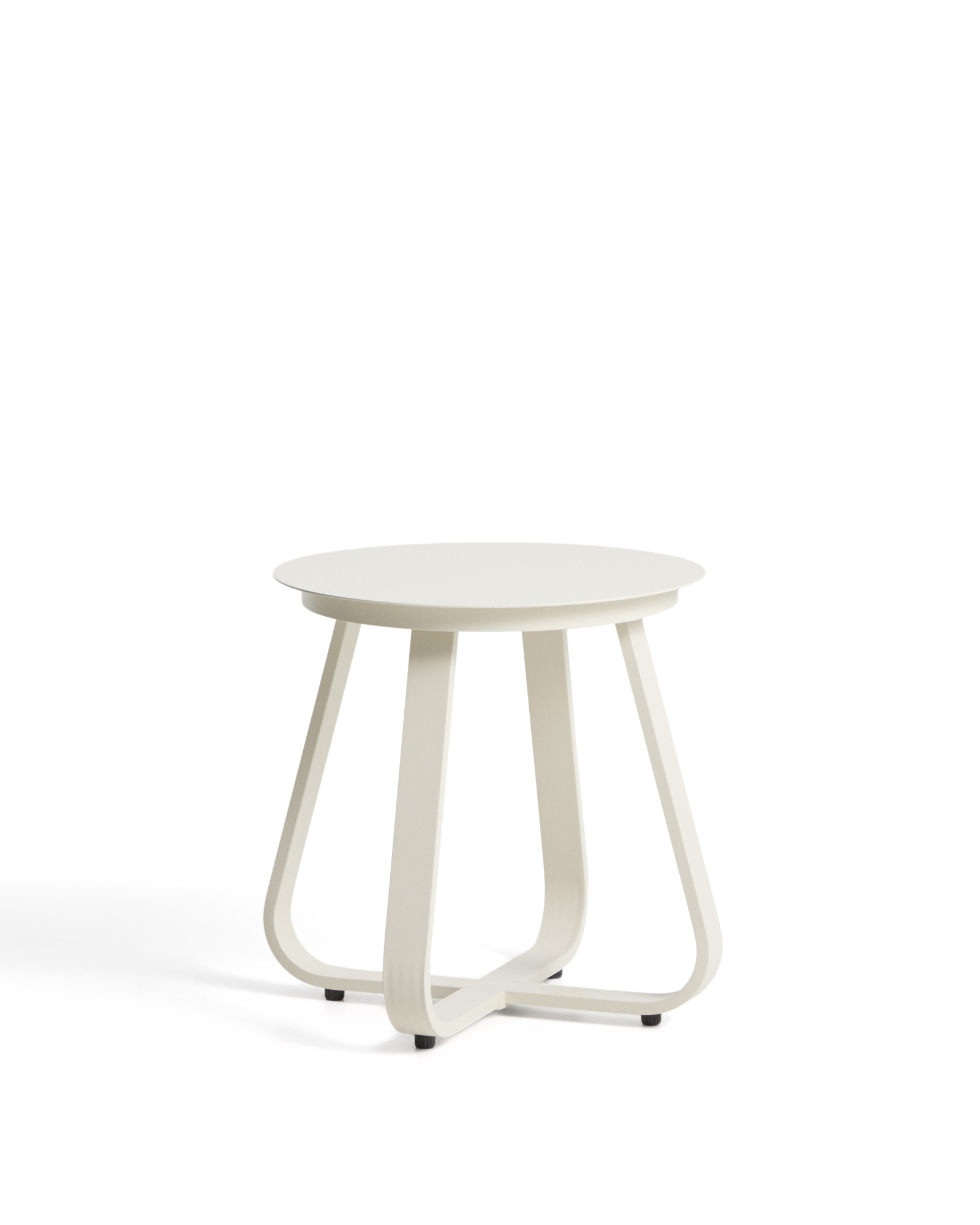 Уличный столик Tamaris из алюминия цвета экрю Ø48 см La Forma 482642