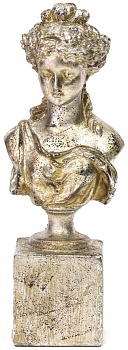 Фигурка Бюст девушки, под старину Glasar 28-343