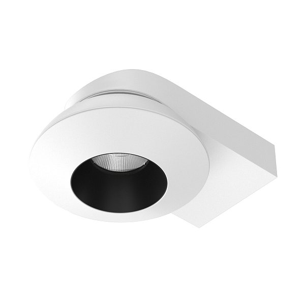 Накладной  светодиодный светильник Ledron KRIS SLIM White-Black