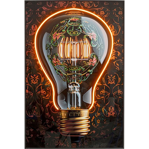Картина Art Bulb LED 80x120cm KARE 57679