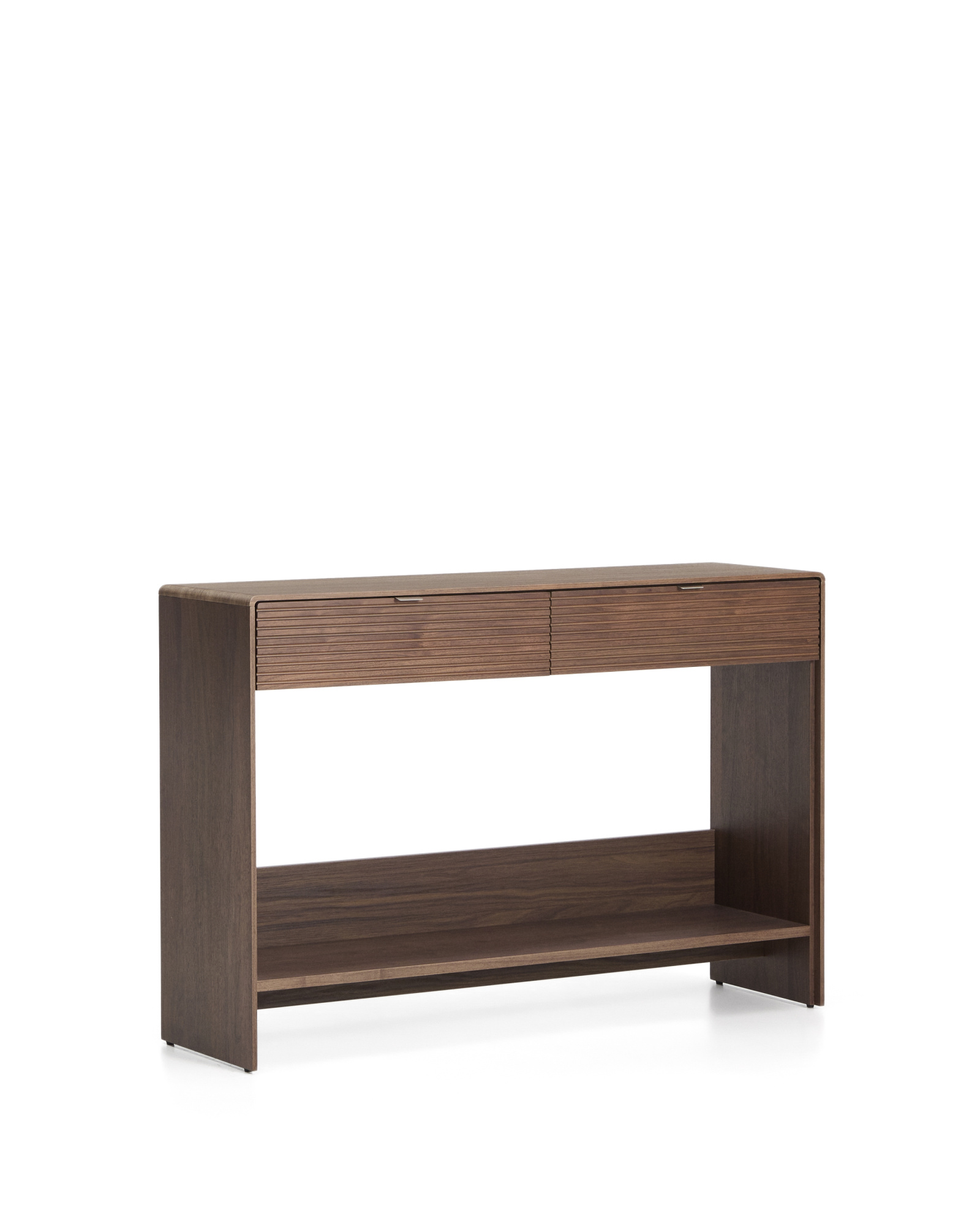 Буфет Norlen с 2 ящиками и полкой из орехового шпона 120 x 81 см La Forma 463575