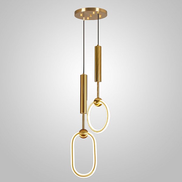 Подвесной светильник FINNUR B DUO B Brass by ImperiumLoft