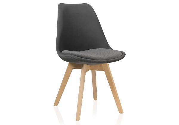 Стул деревянный Woodville Bonuss dark gray / wood 15224