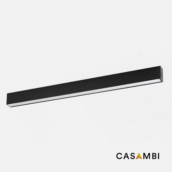 Потолочный светильник Via EVO UP&DOWN 850 38+14W 3000K черный CASAMBI Faro