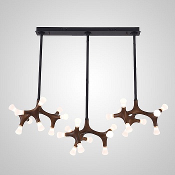 Потолочный светильник SANTANA L27 Dark brown by ImperiumLoft