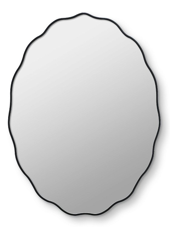 Fancy Oval Black Зеркало в тонкой раме Smal Art-Zerkalo SM193BL