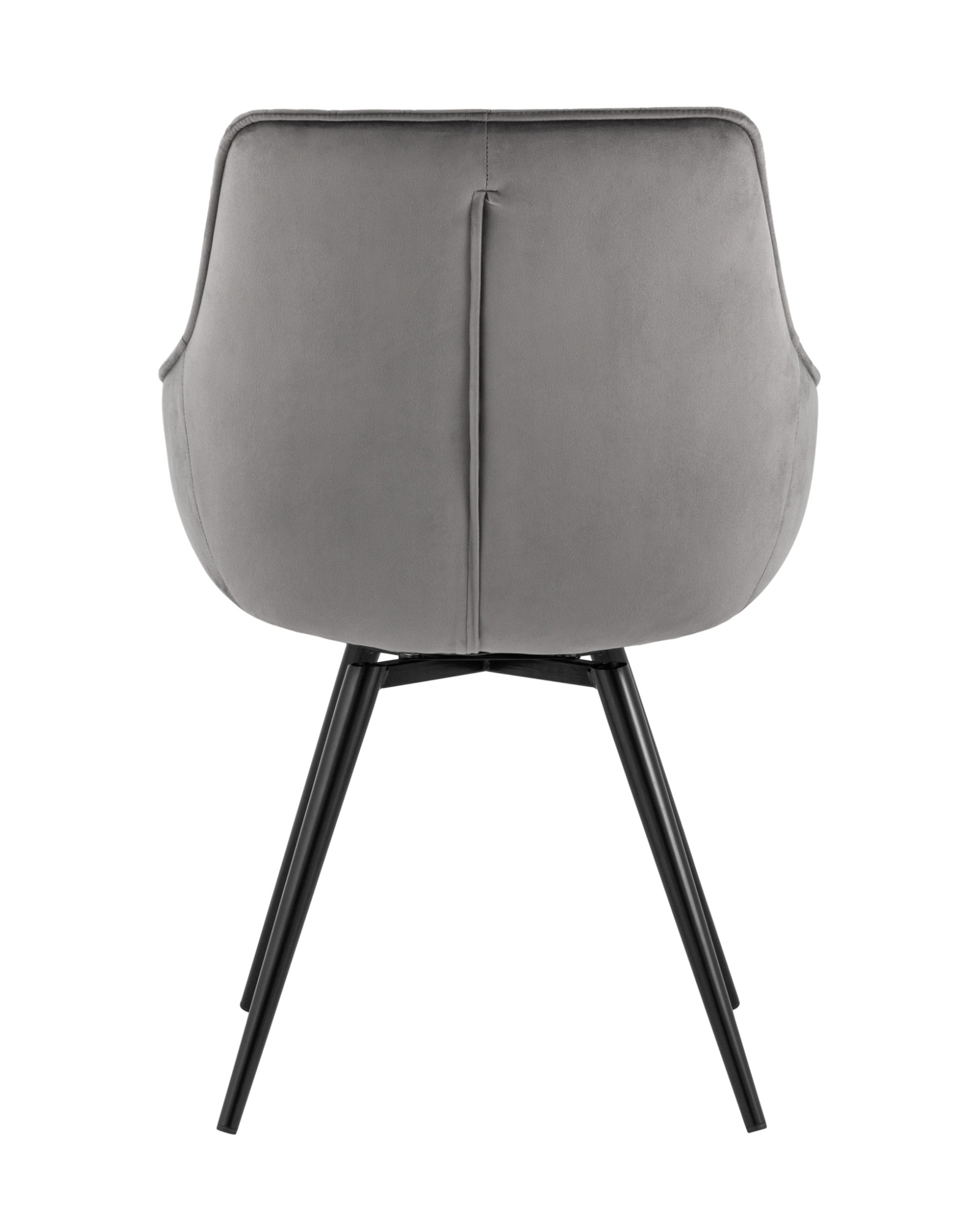 Стул вращающийся Сеул велюр темно-серый Stool Group