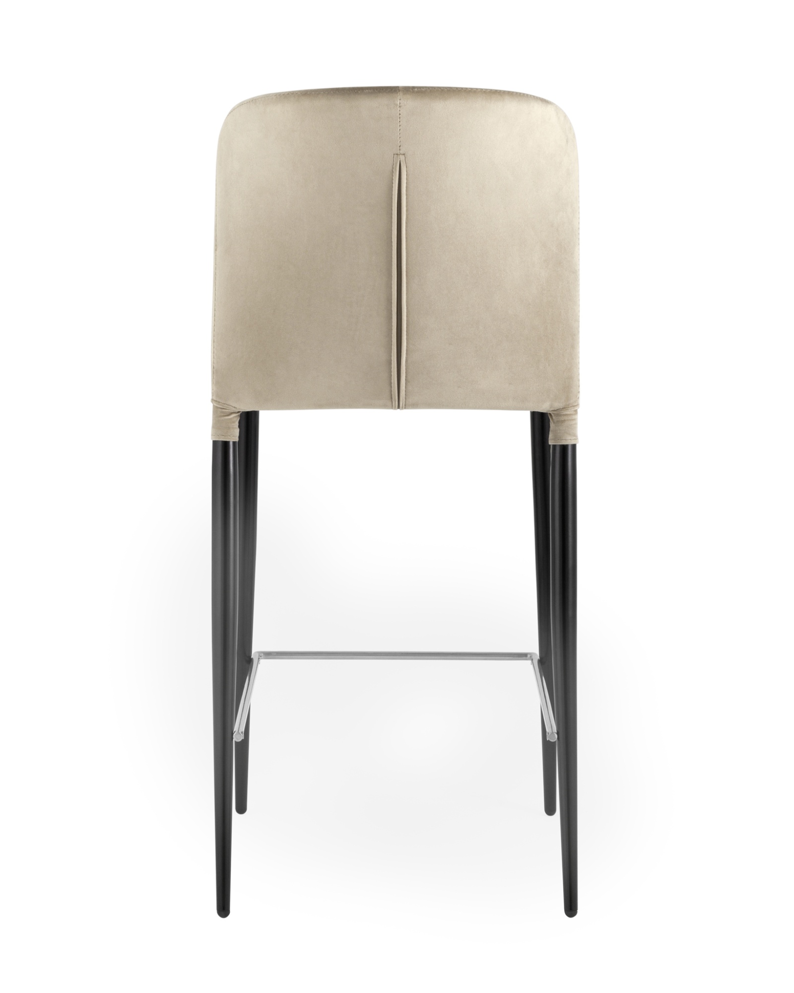 Стул полубарный Лори велюр бежевый Stool Group