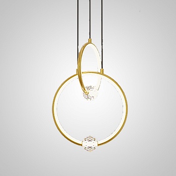 Подвесной светильник LUANA 1 2К Brass 4000К by ImperiumLoft