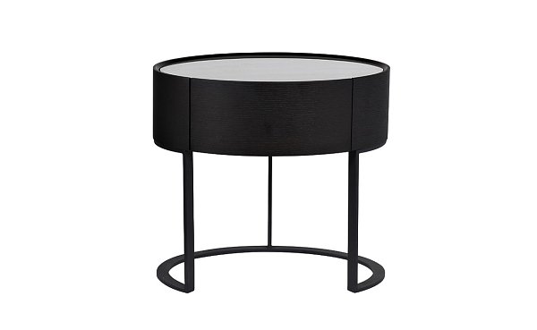 Тумбочка овальная Garda Decor 77IP-NS2076