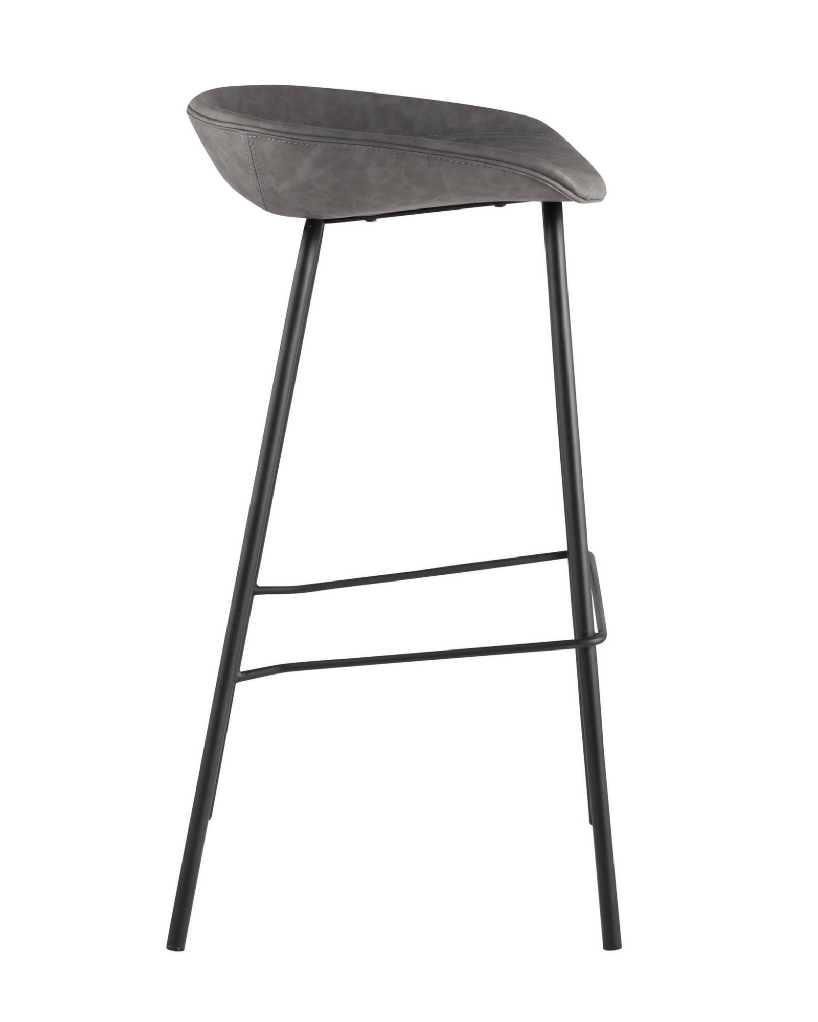 Стул барный Beetle Lite PU серый Stool Group