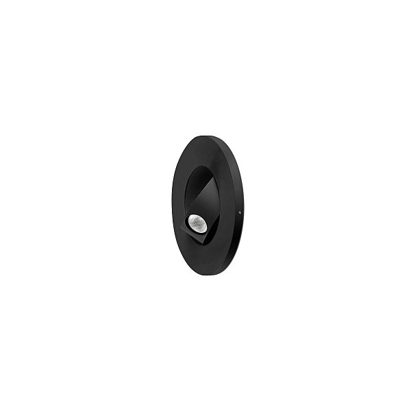 Черный встраиваемый светильник Click LED 3W 2700K Faro