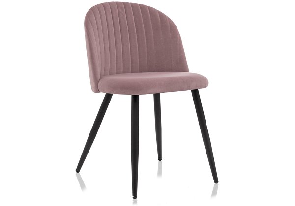 Стул Woodville Gabi 1 light purple / black 15085
