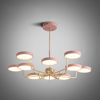 Подвесная люстра TAVIS D112 Pink by ImperiumLoft
