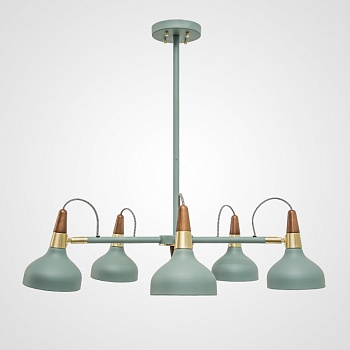 Люстра на штанге OPLAND A 5 lamps Blue by ImperiumLoft