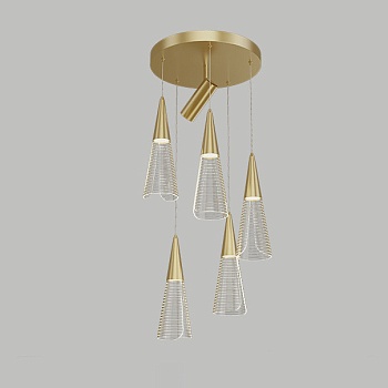 Подвесной светильник MANDORA B L6 Brass by ImperiumLoft