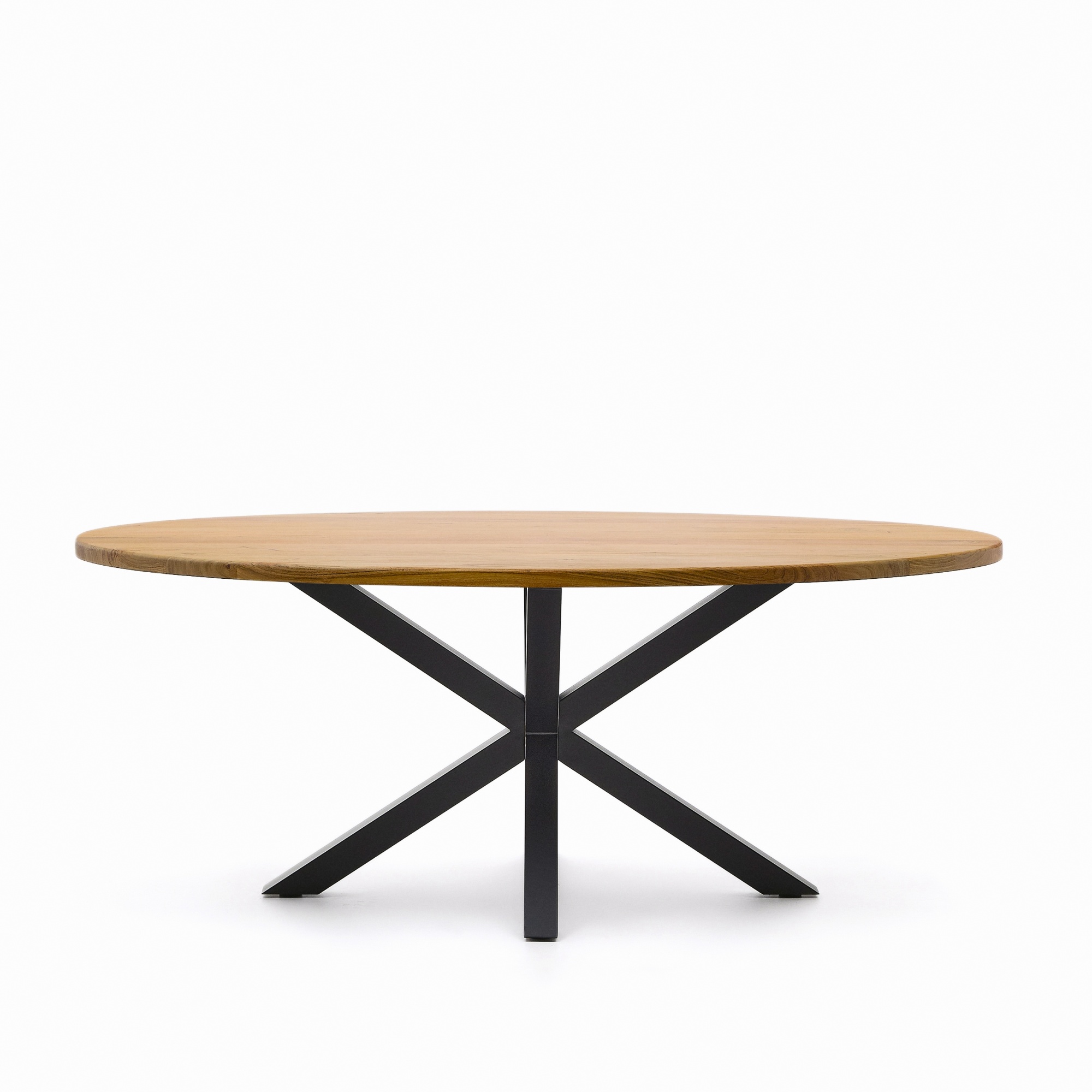 Овальный стол ARYA Argo из массива акации, стальные ножки 200x100 La Forma (ex Julia Grup)