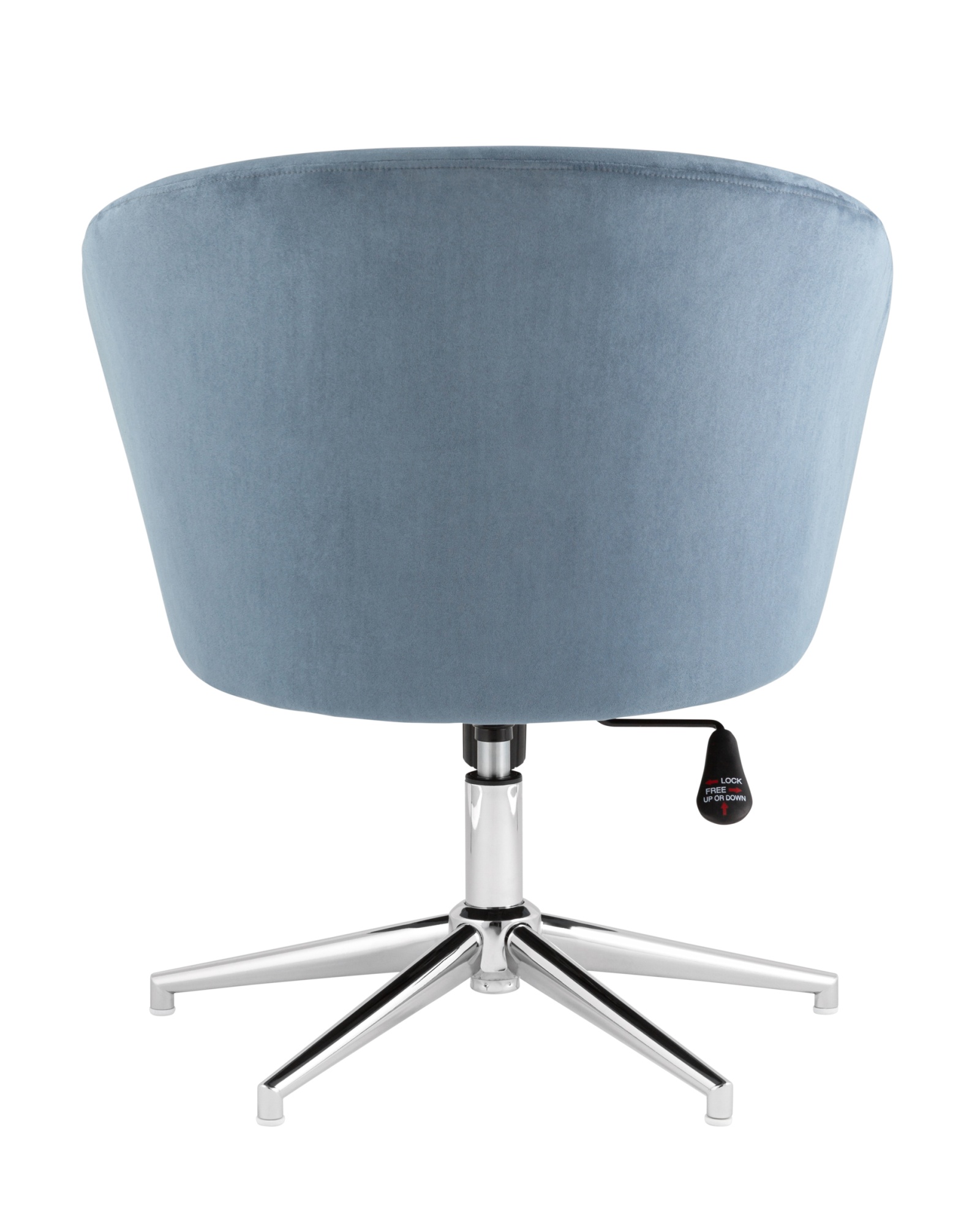 Кресло Харис регулируемое замша синий NC Stool Group