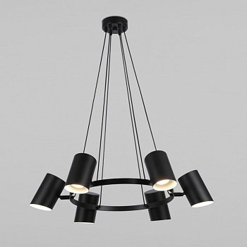 Подвесная люстра Eurosvet 70147/6 черный