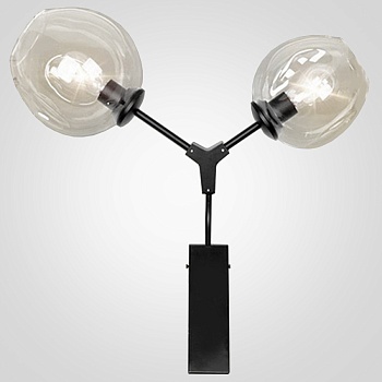 Бра Сrumpled Glas Wall Lamp by ImperiumLoft