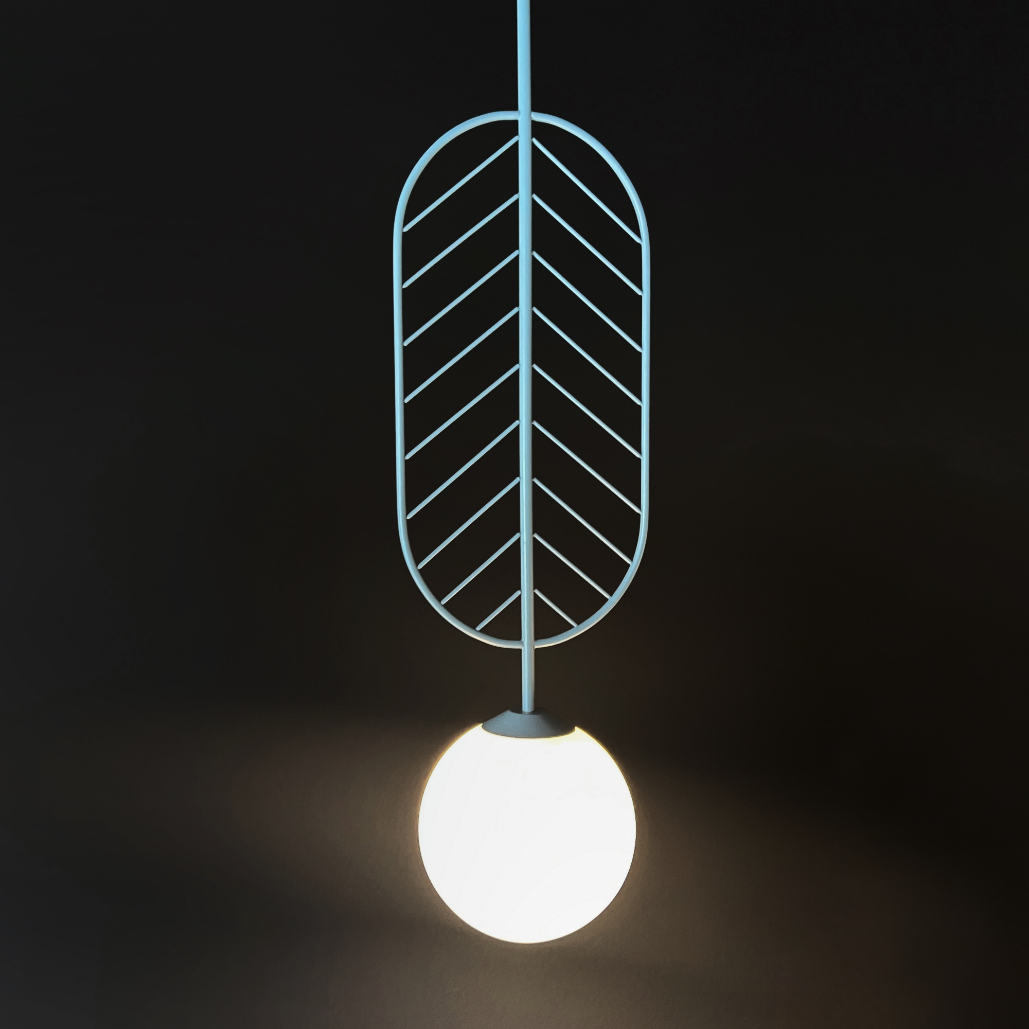 Подвесной Светильник Leaf C Голубой By Imperiumloft