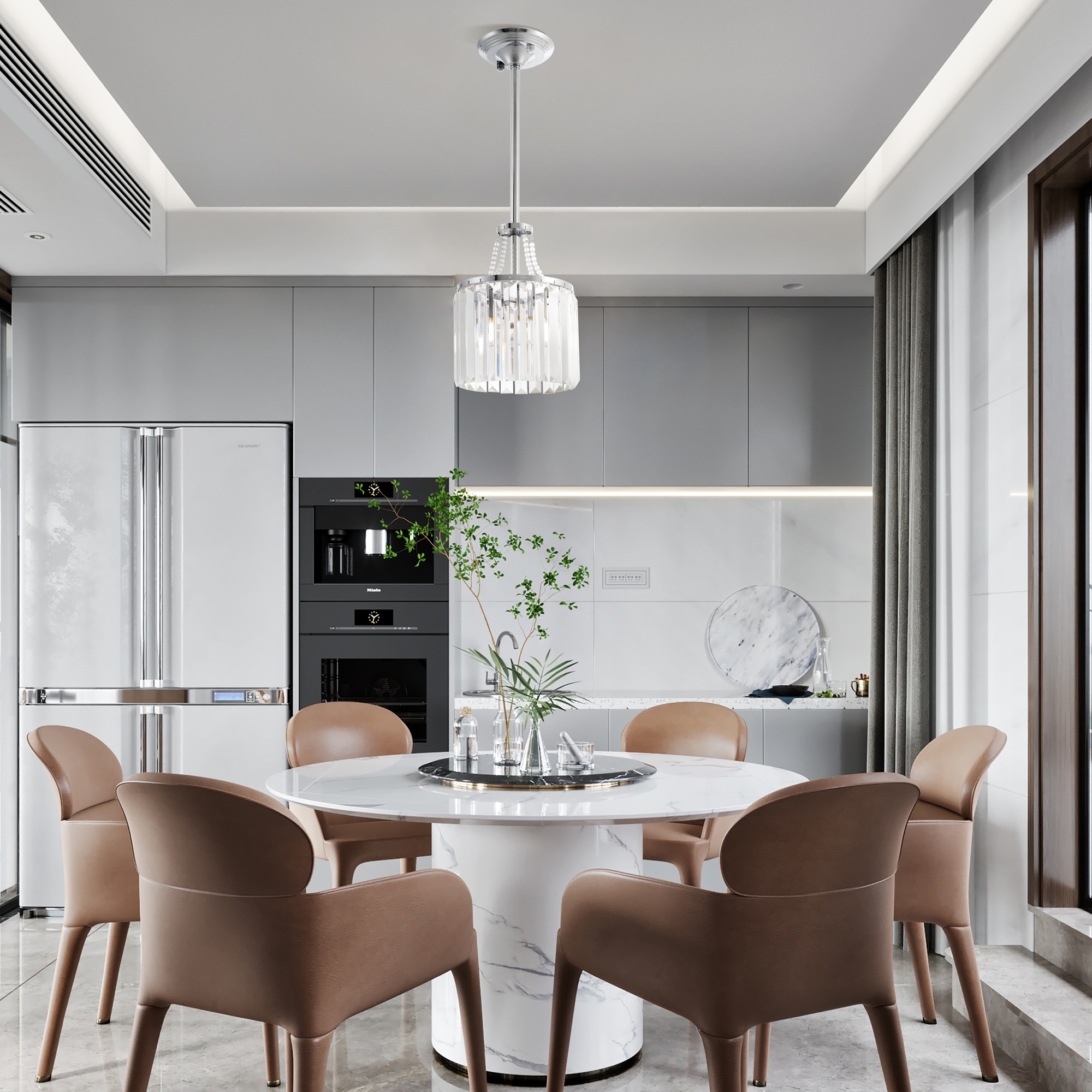 Люстра 371009/1/300/200 CR Arte Milano