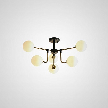 Подвесная люстра AGIRA D77 White by ImperiumLoft