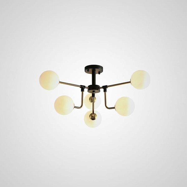 Подвесная люстра AGIRA D77 White by ImperiumLoft