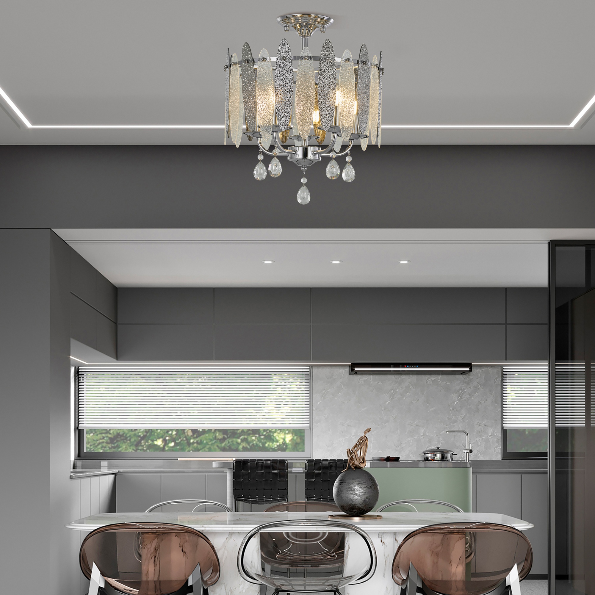 Люстра 374309/5/80/380 CR Arte Milano