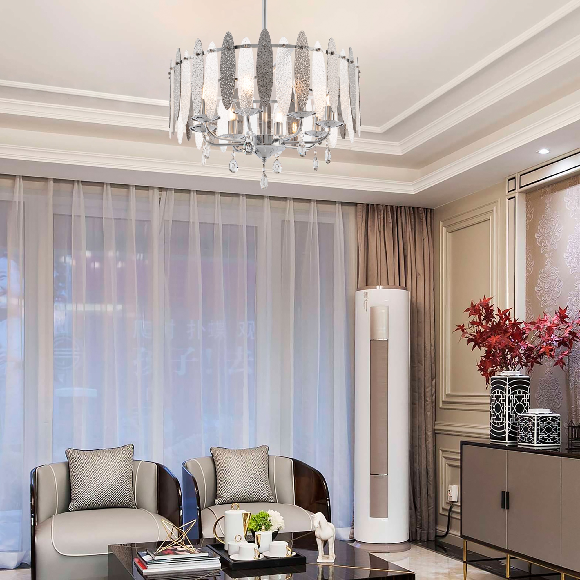 Люстра 374309/8/350/570 CR Arte Milano