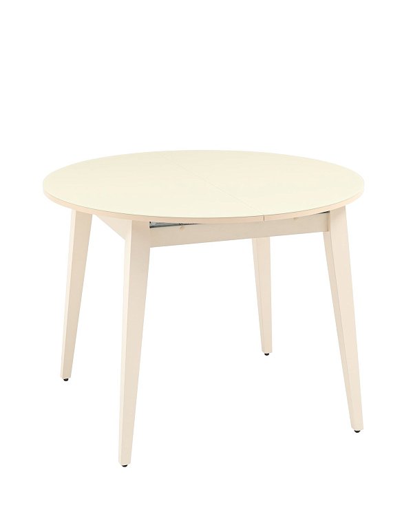 Стол обеденный Берлин раскладной 100-130 кремовый матовый Stool Group